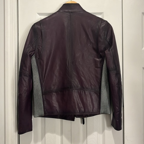 Silver and purple Coach glam rock leather jacket 🎸 - Picture 2 of 11